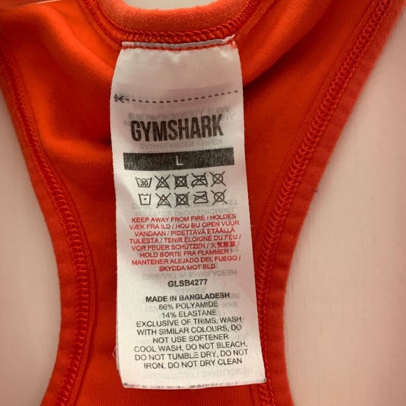 Gymshark orange sports bra - Picture 2 of 5